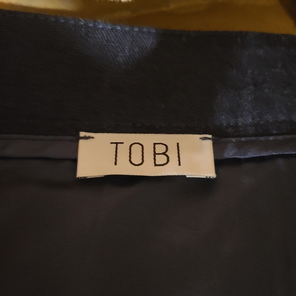 Tobi Blue Tribal Print Skirt - Picture 5 of 5